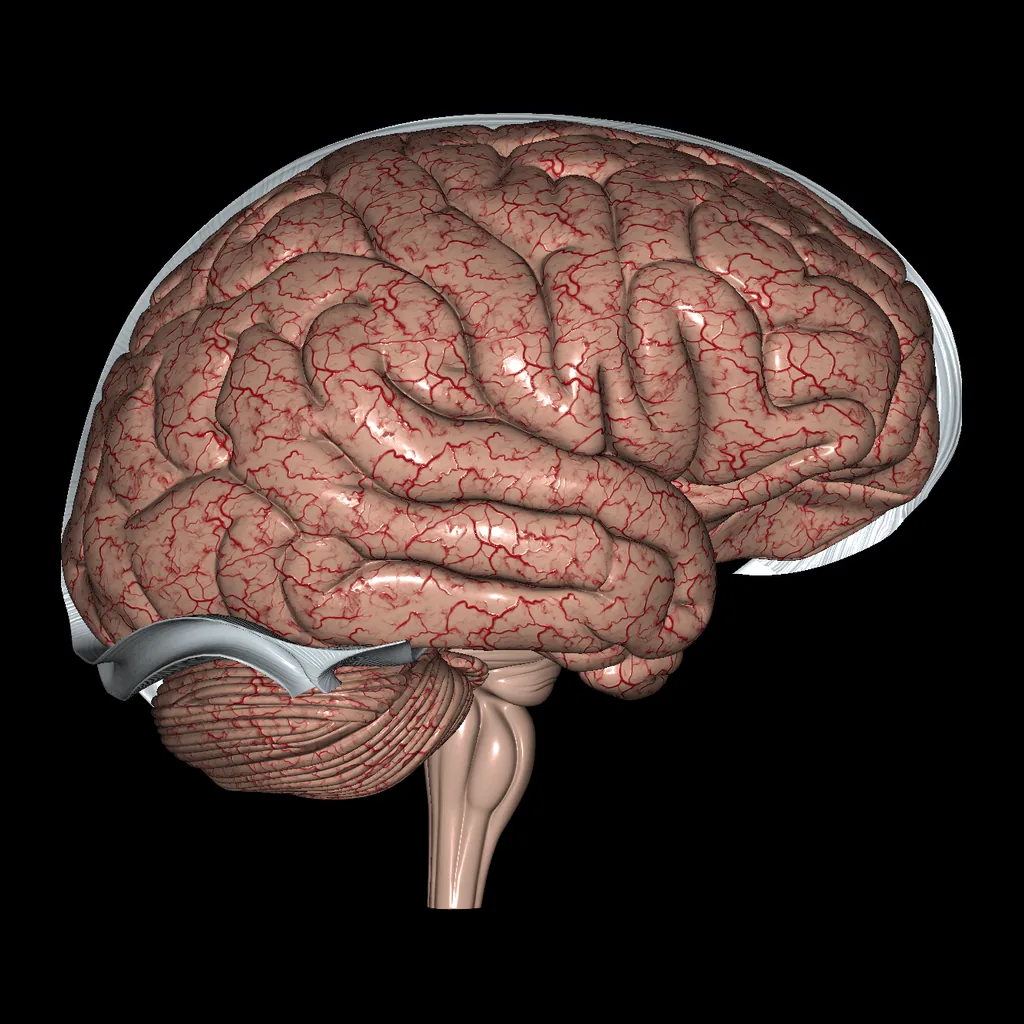 Brain (Isolated), lateral view