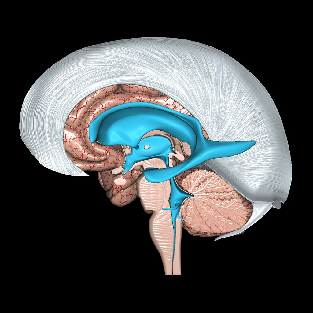 Brain (Isolated), medial view