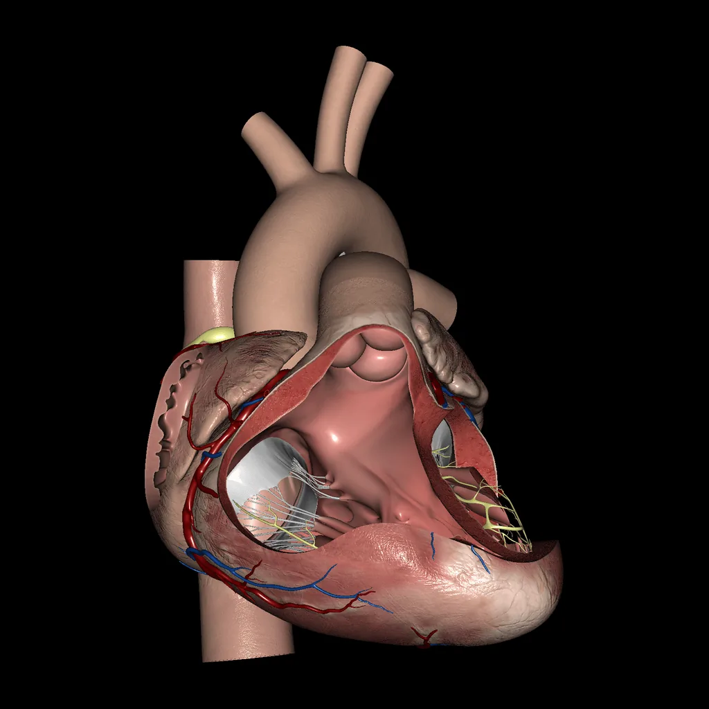 Heart (Atria and Ventricles), anterior view