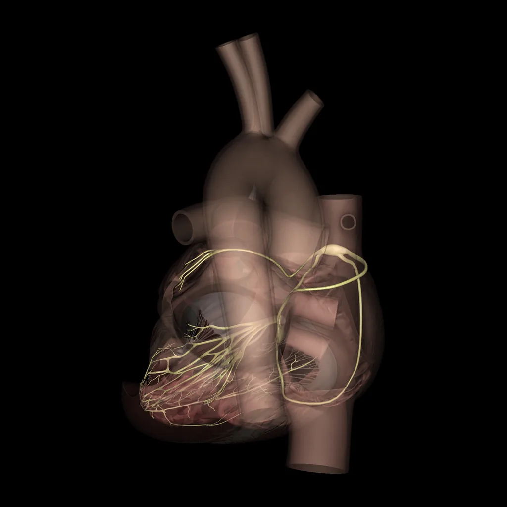 Heart (Nerves), posterior view
